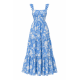 Blue Floral Maxi Dress